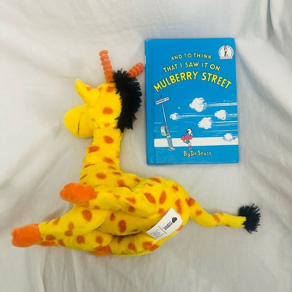 Vintage Dr Seuss Banned OOP Mulberry St. Book & Retired Kohl’s Cares Plush RARE - Picture 2 of 4
